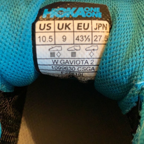 Hoka one one gaviota 2 running shoes. Excellent condition - Picture 5 of 5